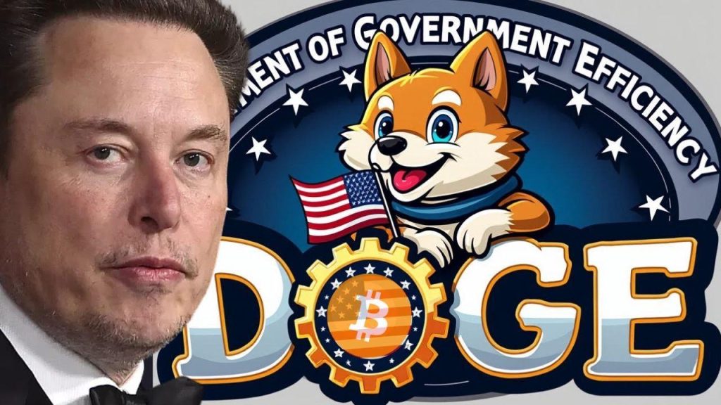 Elon Musk and Doge Logo