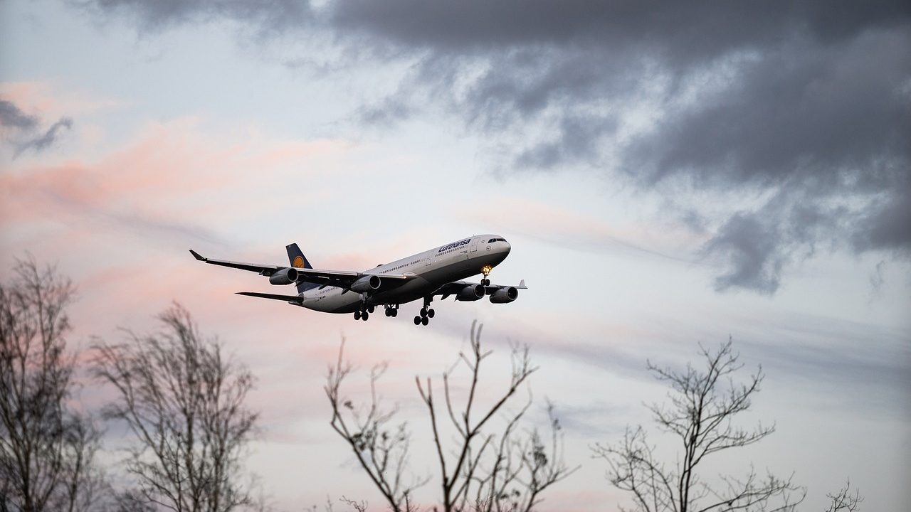 Aircraft airplane flying