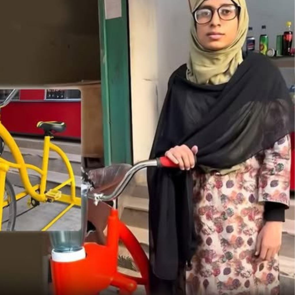 Blender Bike Innovation in Karachi Powers Change Without Electricity