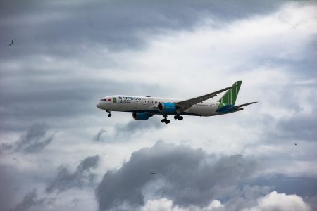 Boeing 787 Dreamliner FLYING IN THE AIR