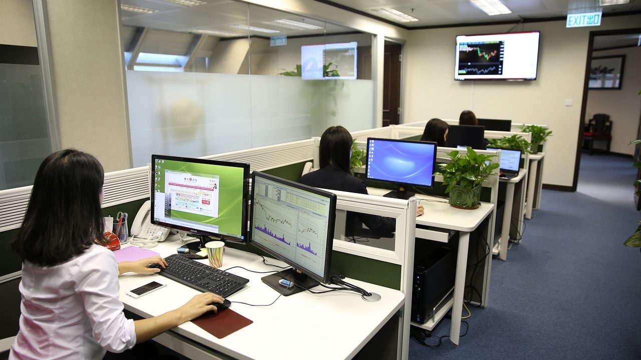 4 women working on their Computer